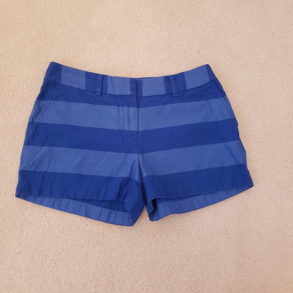 Vineyard Vines Blue Striped 100% Cotton Shorts sz8